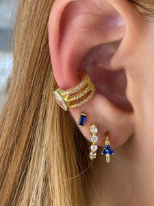 Earcuff Triple Dorado