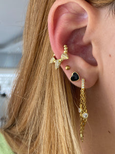 Earcuff Tres Picos Dorado