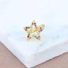 Cargar imagen en el visor de la galería, Earcuff Estrella Multicolor
