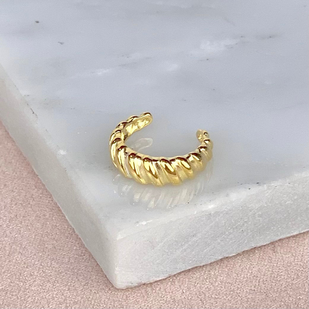 Earcuff Croissant Dorado